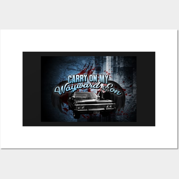 Carry On Supernatural Wall Art by winchestermerch